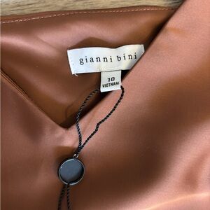 Gianni Bini Copper Satin dress